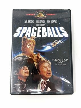 Spaceballs DVD Mel Brooks John Candy Rick Moranis Comedy Black and Tan